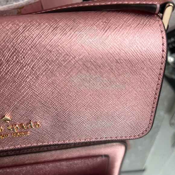 Kate Spade NWT Pink Metallic Crossbody Bag - Picture 11 of 11